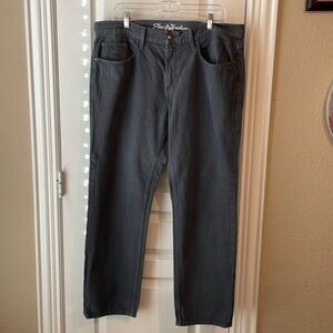 Flag & Anthem 36/30 grey jeans preppy workwear western event night fall winter